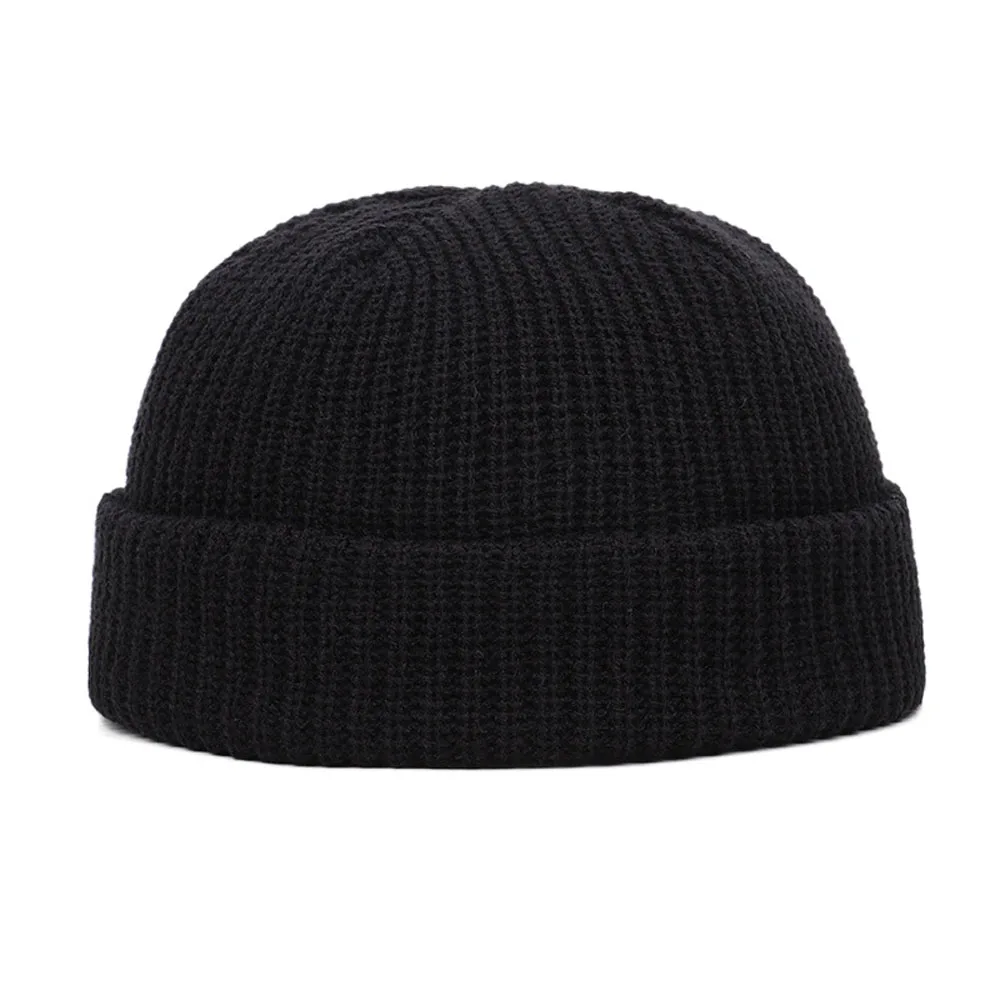 유니섹스 니트 비니 모자, 단색 커프형 겨울 모자, 남 - Beanie Cuffed Knit 리뷰 및 가격