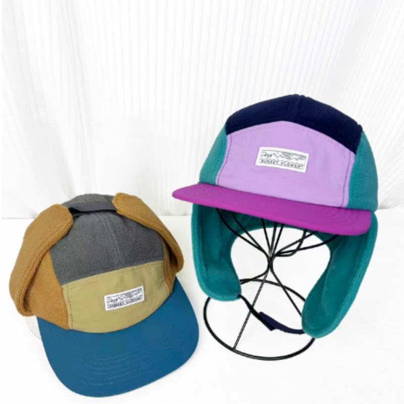 한국 겨울용 폴라 플리스 컬러 블록 파이브 패널 플라잉 - Corduroy Cap 5 Panel 리뷰 및 가격